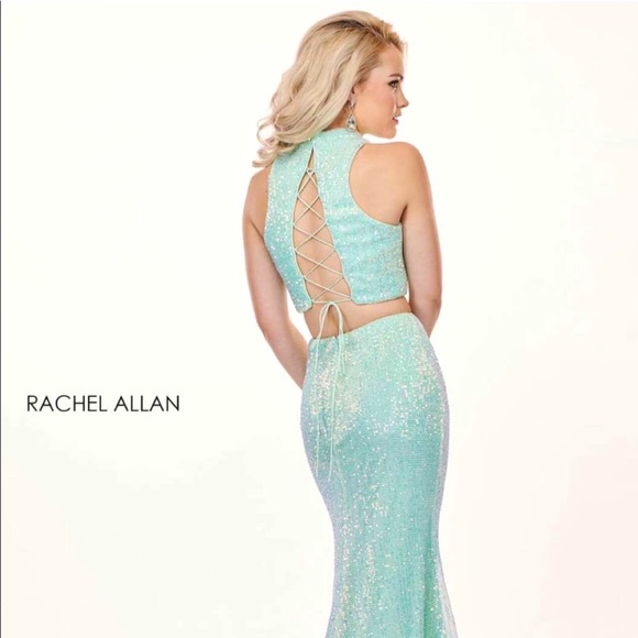 Rachel Allan Two Piece Prom Dress NEW WITH TAGS - Picture 1 of 8